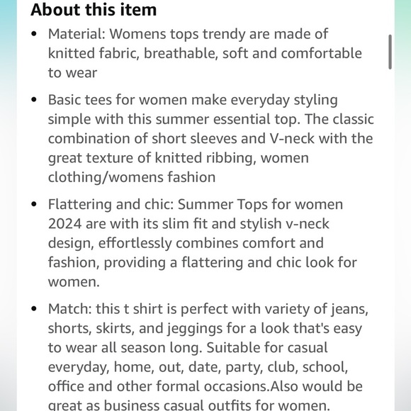 Women’s Pink Short Sleeve Slim Fit V Neck Ribbed Knit Basic Top-… - Picture 5 of 6